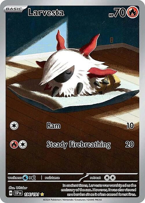 Surging Sparks Larvesta #196/191